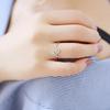 New Vintage Trend Leaf Opening Adjustable Women'S Ring For Ladies Personality Daily Holiday Party Jewelry Accessories
