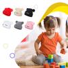 Gorro Liso para Bebé Lindo Gorro de Punto con Orejeras para Niños Gorros de Ganchillo para Niños Gorro de Invierno para Niños