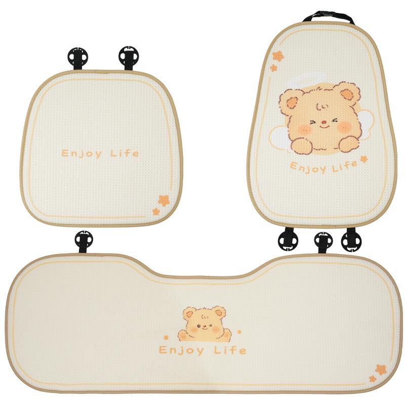 Cute Little Bear Car Seat Cushion - Universal, Comfortable, Four-Season Use
