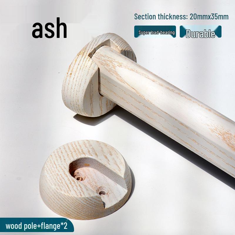 Massivholz Hängestange für Kleiderschränke und begehbare Kleiderschränke, anpassbar für Schlafzimmer- oder Balkonnutzung, stark und langlebig.