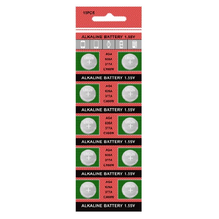 10pcs/20Pcs AG4 377 LR626 Button Batteries with Stable Voltages for Watches and Gadgets Electronic Device Batteries