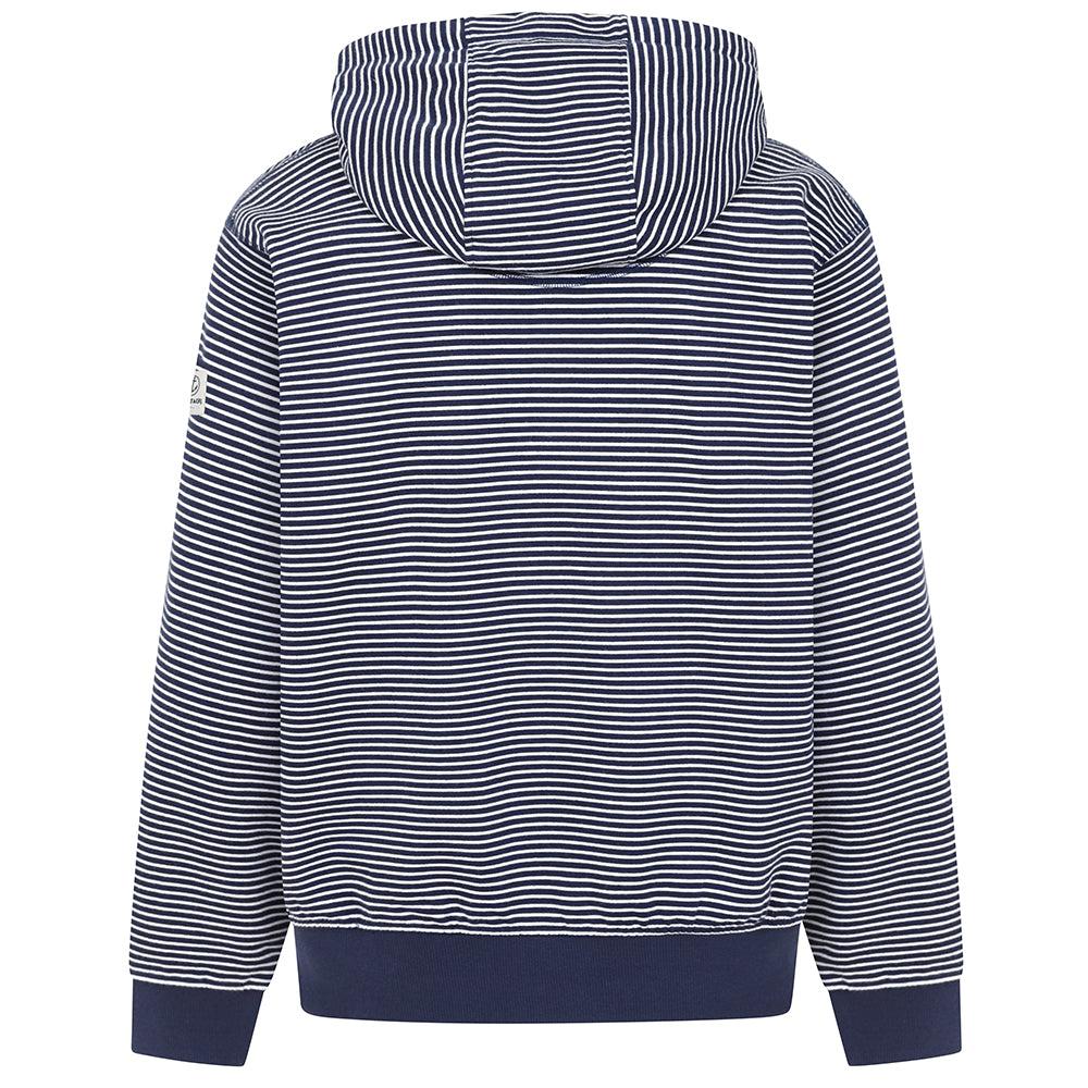 Lazy Jacks Herren Kapuzenpullover mit durchgehendem Reißverschluss und Streifen