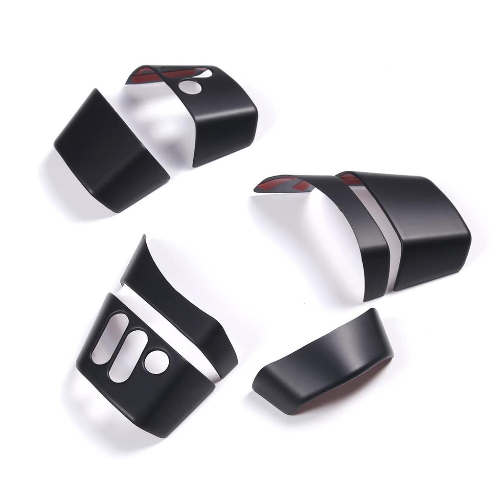 Hcilloend New Toyota FJ Cruiser Suitable for Steering Panel Carbon Steering Wheel Frame Steering Button Frame Steering Wheel Adhesive Interior Custom