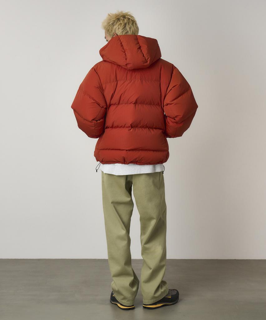 Gramicci Down Puffer Hooded Jacket Burnt Red