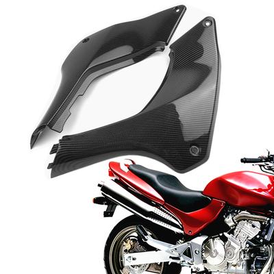 Kolfiber Motorcykelkåpor Sidokåpor Batterikåpa Skydd för Honda Hornet250 Hornet 250 600 CB250 CB600F 1998 1999