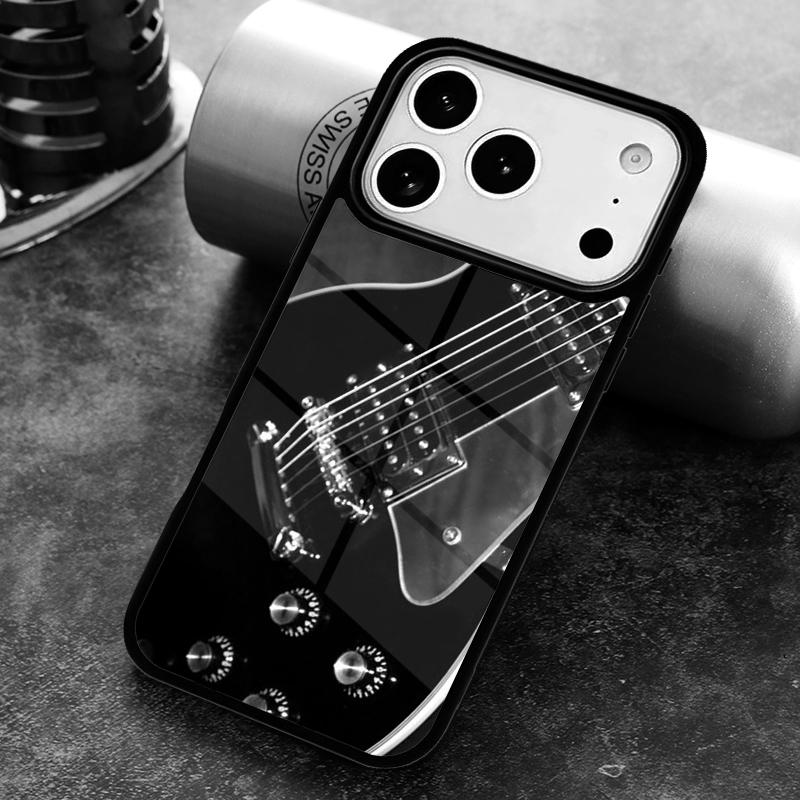Musical Violin Guitar Phone Case for iPhone 17 16 15 Pro Max Air 14 13 12 11 Plus Shockproof Capa Cover