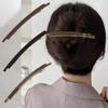 Große Haarnadeln Matt Feder Haarklammer Krallen Spangen Elegant Koreanischer Pferdeschwanz Damen Mädchen Haarstyling Haarschmuck