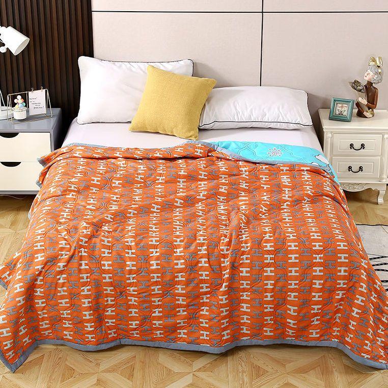 Summer Cooling Blanket Single Double Air Conditioner Thin Multi-layer Yarn Cotton Towel Blanket Comfort Blanket