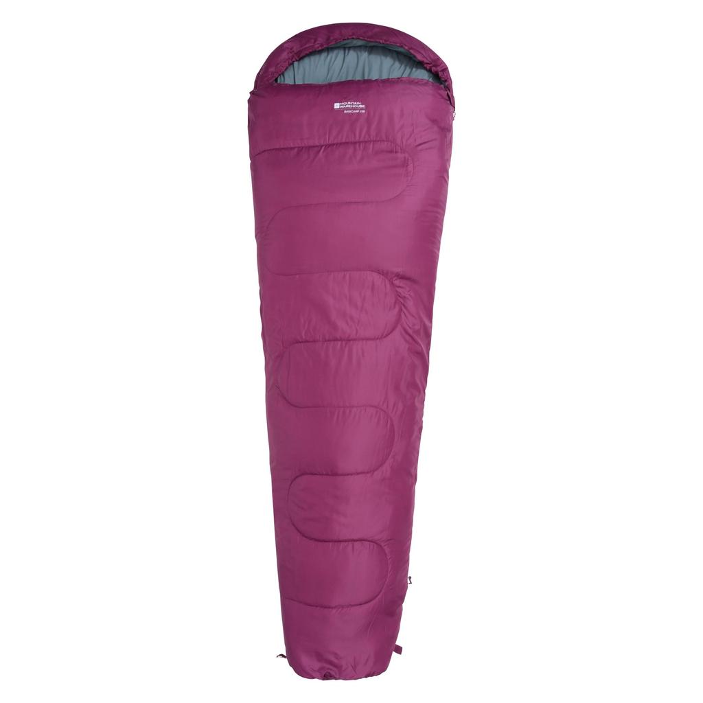 Mountain Warehouse Sacco a pelo mummia estivo unisex per adulti Basecamp 250