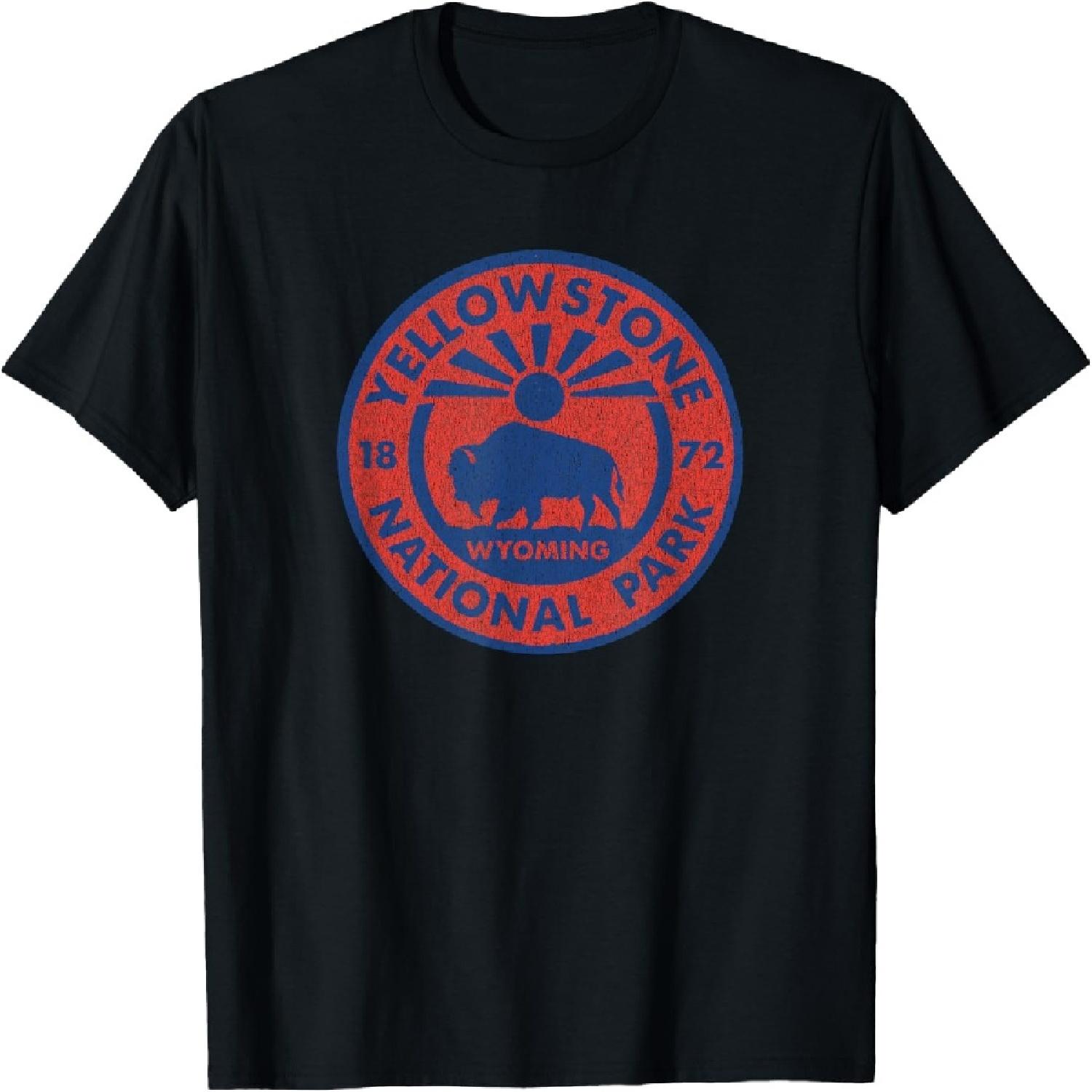 Yellowstone National Park Retro T-Shirt XXXXXL разноцветный