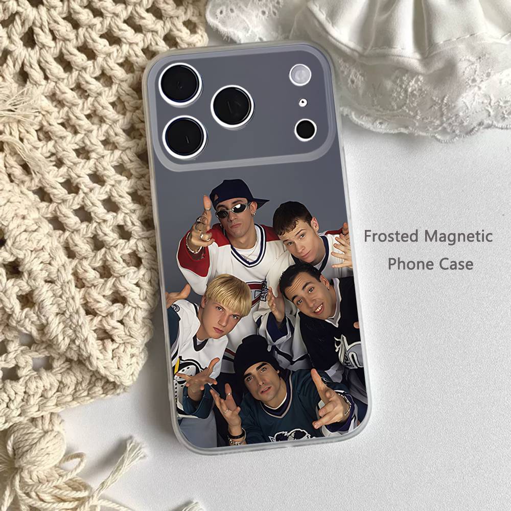 B-Backstreet Boys BSB MUSIC Phone Case For iPhone 17,16,15,14,13,12,11 Pro,Max,Plus,Mini,Air,E Magnetic Frosted Clear