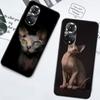 Lavaza Sphynx Sphinx Cat Phone Case For Huawei P Smart 2021 Y5 Y6 Y7 Y9 Honor 50 20 Pro 10 10I 9 9X Y9S 8 8A 8X 8S 7S Cover