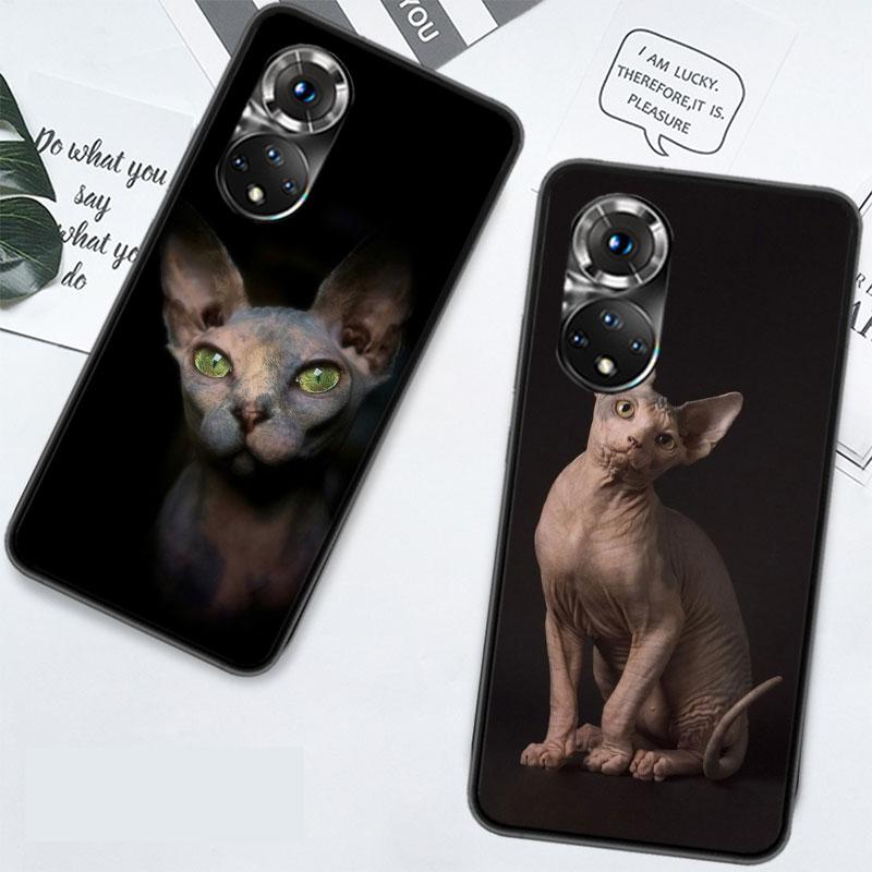 Lavaza Sphynx Sphinx Cat Phone Case For Huawei P Smart 2021 Y5 Y6 Y7 Y9 Honor 50 20 Pro 10 10I 9 9X Y9S 8 8A 8X 8S 7S Cover