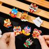 Dancing Lion Acrylic Spring Festival Pin Lucky Chinese Style Pin Cartoon New Year Badge  Party