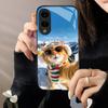 Kitty Luxury High-end PhoneCase Glass TPU PhoneCase for Samsung Galaxy S26 S25 S24 S23 S22 S21 FE,Ultra,Plus Dropresistant