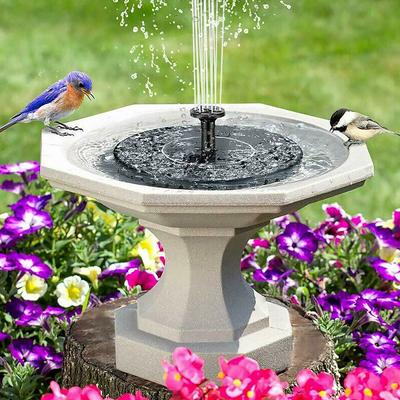 Solární plovoucí fontána Ptačí koupaliště Vodní fontána Venkovní solární panel Vodní čerpadlo Bazén Rybník Plovoucí dekorace Zahrada Vodopád
