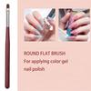Nail Art Brushes, 6PCS Nail Design Painting Brush Sets with Nail Polish Brush Nail Liner Brush Nail Extension Gel Brush Builder Nail Gel Brush and