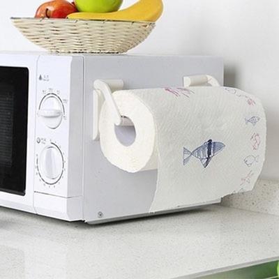 Papertoweldispenser 1 Pair/set Magnetic Paper Towel Holder Table Napkin Oleopholic Roll Holde KTY