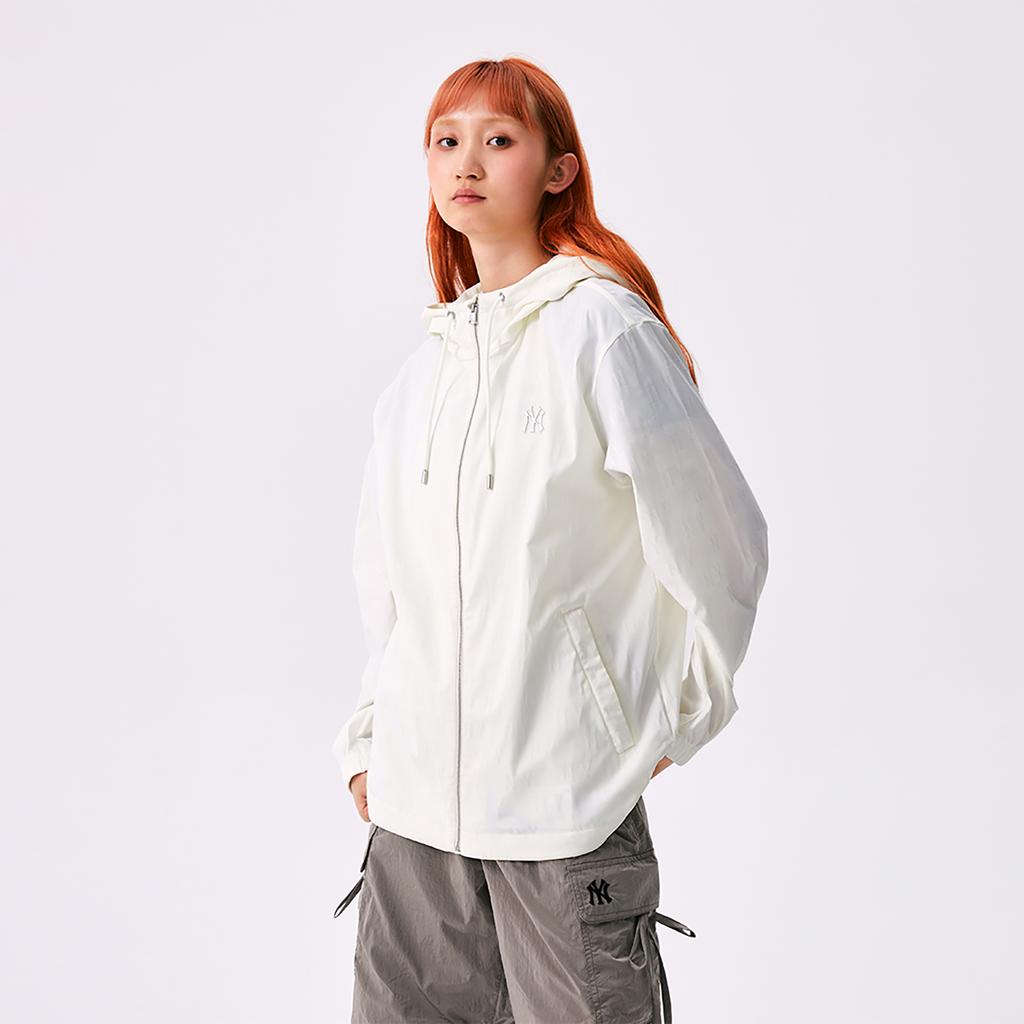 New MLB MONOGRAM Collection New York Yankees SS25 Jackets & Coats Unisex White 3AWJM0453-50IVS