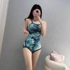 Womens High-End Minimalist One-Piece Swimsuit With Backless Design Tummy Control Chlorine Resistant Pool Spa Beach