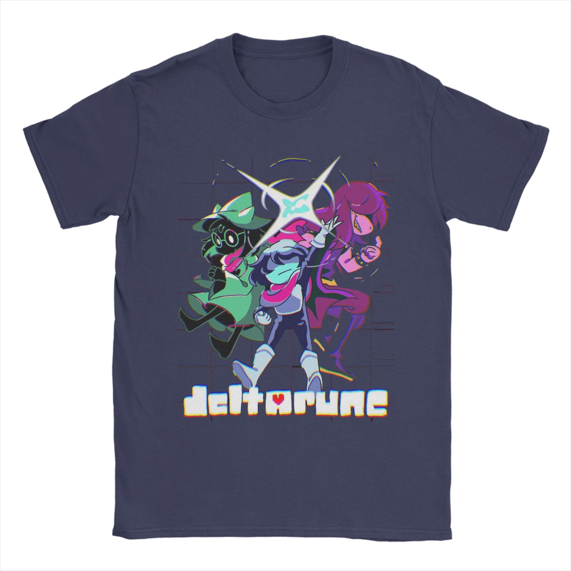 

Deltarune Chapter Susie Kris Bold Action Pose Tee Shirt for Unisex Women Graphic Printing T Shirts Cotton Clothing 4XL