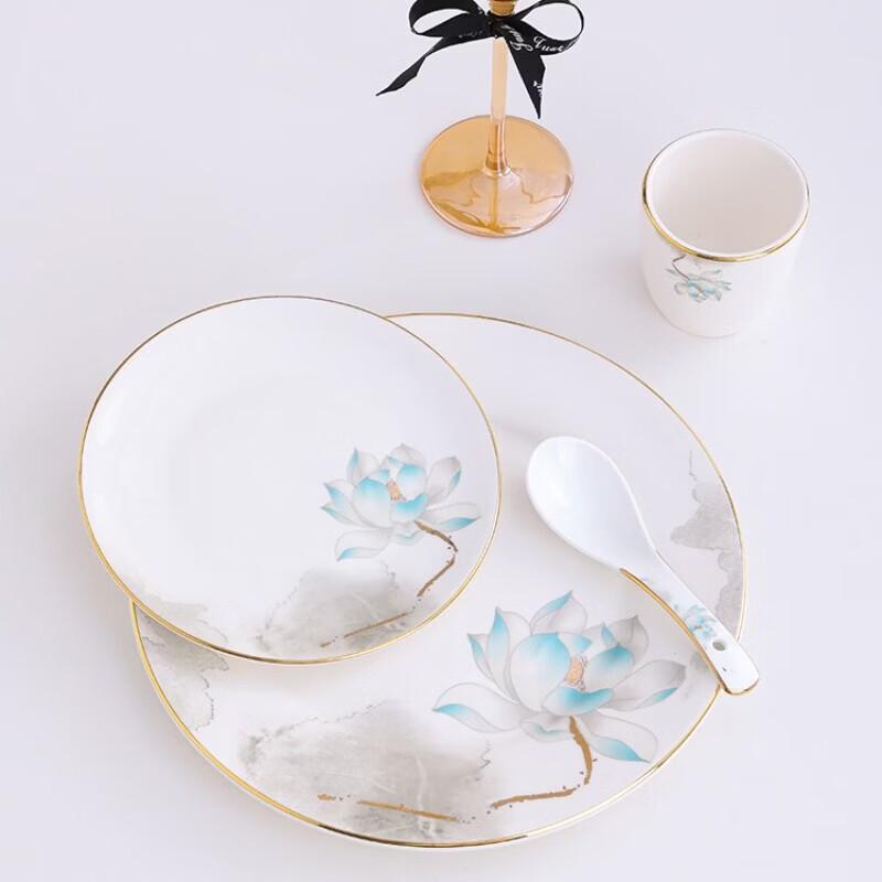 New Chinese Style Ceramic Tableware Set