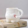 Creative Ceramic Squeeze Belly Coffee Mug