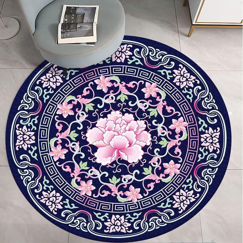 Round Carpet for Living Room Bed Room Floor Carpets Home Decor 3D Printed Rugs Anti-slip Mat