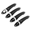 8pcs Exterior Door Handle Cover Trim Carbon Fiber Pattern With Holes Replacement for Giulia 2017‑2020