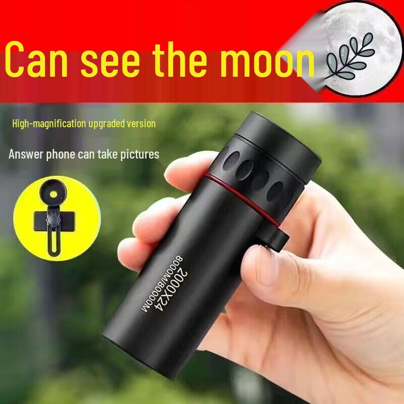 HD Night Vision Monocular Telescope: High Magnification for Bird Watching, Photography, and Outdoor Adventures.