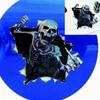 Car Vinyl Skull Skeleton Stickers Truck Window Wrap Decals Motorcycle Funny Sticker Car Styling Human Skeleton Badge