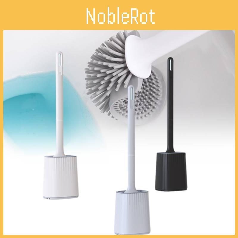 New Design Leakproof Long Handle Toilet Brush Set For Home Use In Elegant Colors