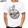 Father Takes Son Ride A Motorcycle Print T-Shirt Summer Men Short Sleeve Funny Bike Soprt White Casual Tops Hip Hop Boy Tees