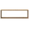 Cube Wall Shelves 2 pcs Artisan Oak Finish 100 x 15 x 30 cm Engineered Wood
