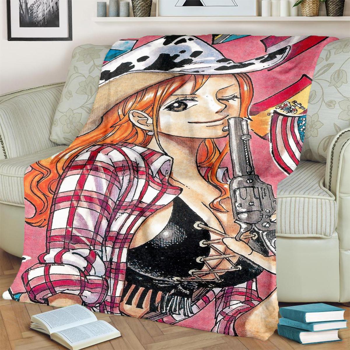 

Warm Soft ONE PIECE Blanket for Bedroom, Sofa, Chair, Picnic, Travel and Daily Life 75x90cm