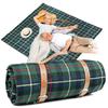 Picnic Mat Foam Blanket Waterproof Foldable Blanket With Fastening Green 200Cm