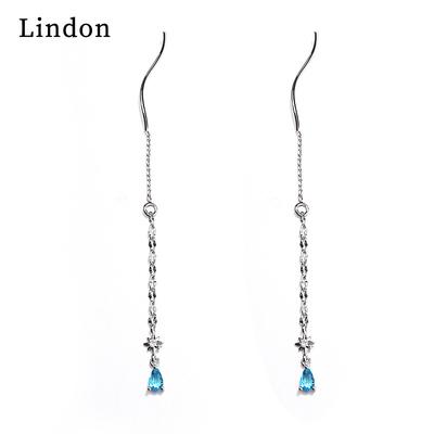 Lindon Copper Alloy Zircon Earrings Drop Earrings For Women Wedding Party Gifts