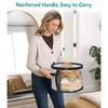 Oversized Clear Hat Storage Bag, Holds Up To 7 Caps Cowboy Hat Organizer For Closet, Wide Brims Hat Case With Carrying Handles