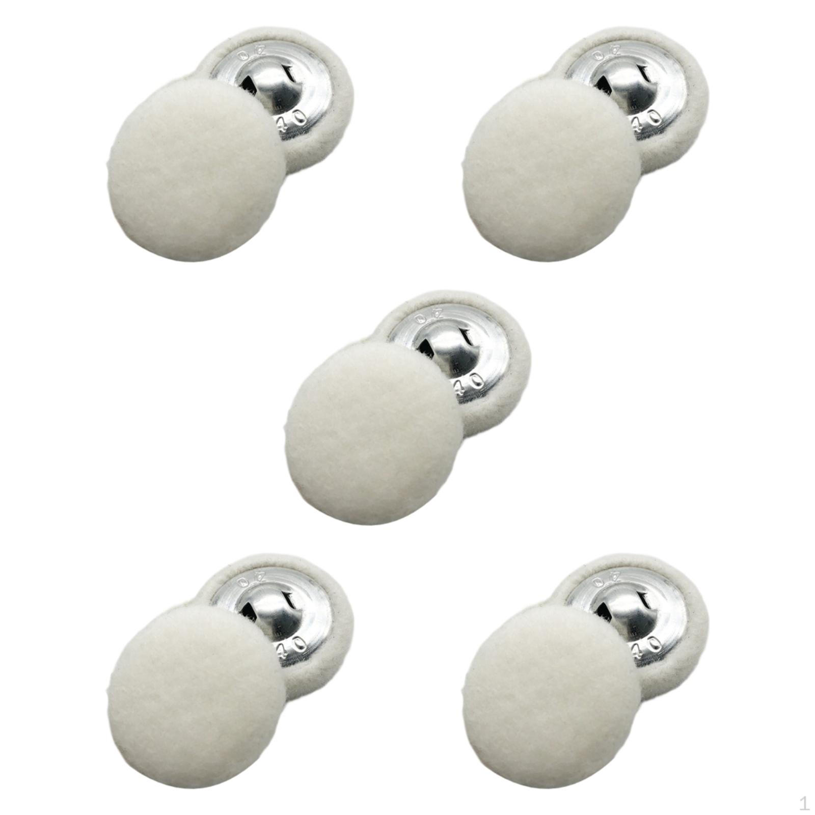 

10 - тканевые пуговицы для пришивания 20 мм вала для свитеров белый