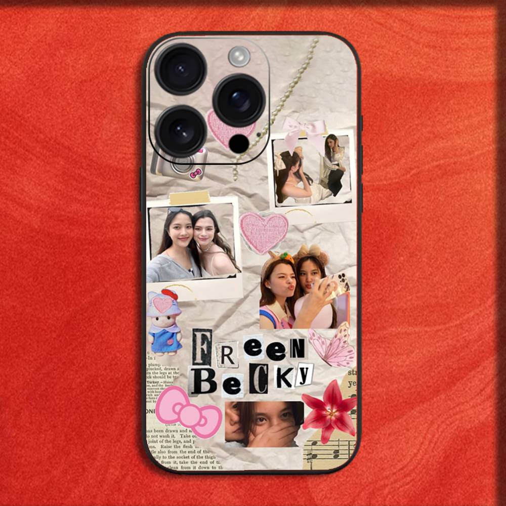 F-Freen Sarocha F-Freenbecky Phone Case For iPhone 16,15,14,13,12,11,Pro,XS,Max,XR,Plus,E,Mini Black Shockproof Cover iPhone16pro