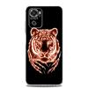 New Square Clear Soft Phone Case For Xiaomi Redmi Note 12 11 9S 9 8 10 Pro+ 7 8T 9C 9A 8A K40 Gaming Cover Tiger neon Leopard