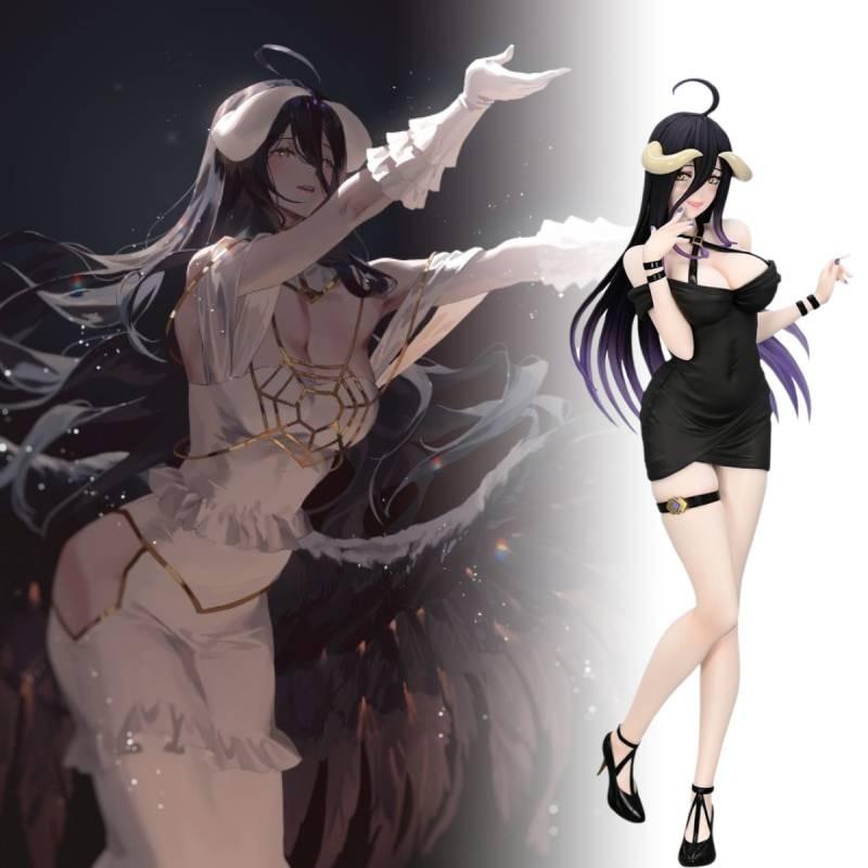 Albedo Overlord Mini Dress Version Figure Fiction Model Toys Statue Gift Garnish