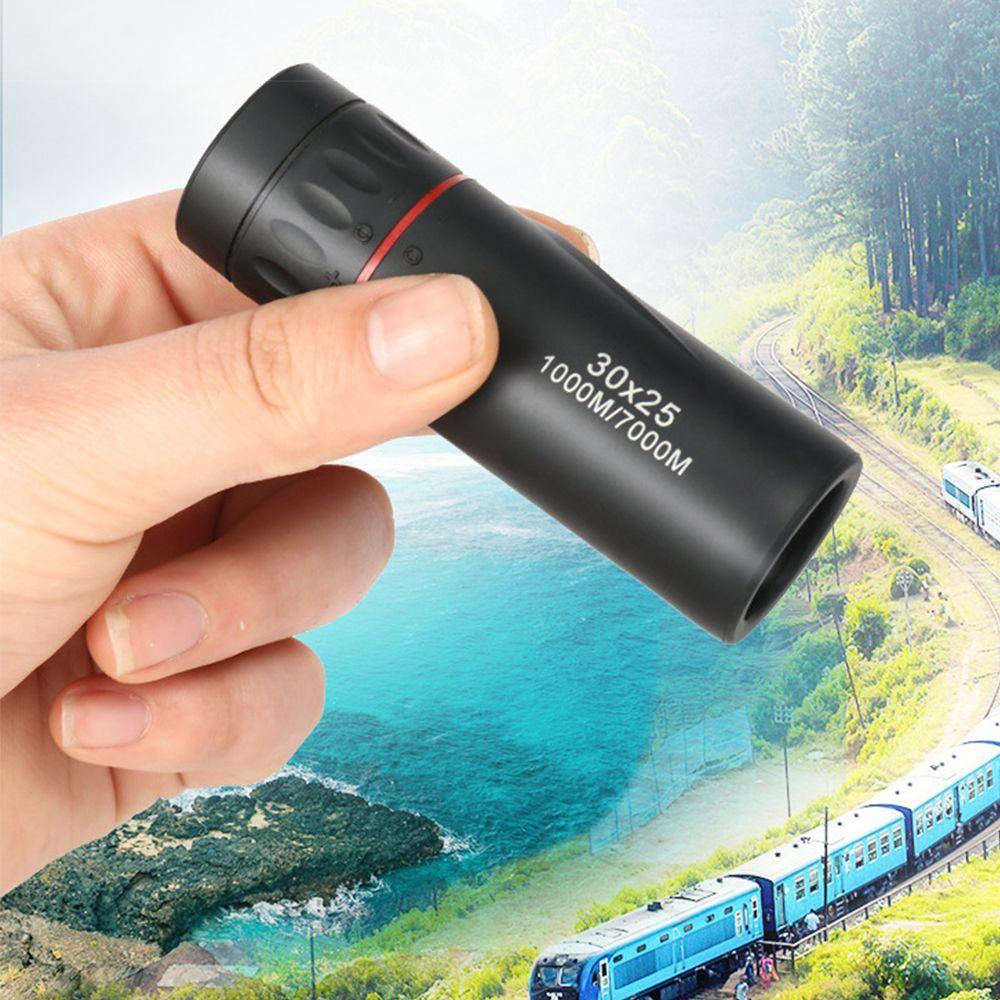 For Hunting Tourism Spotting Optical  Green Film Telescope 30x25 Monocular Telescope Handheld