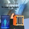 Portable Hanging Neck Waist Fan for Camping and Construction, Long Battery Life, Summer Cooling