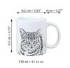Manx - Cat Mug, Cheerful Mug for a Dog Lover, Personalized Gift from the Art-Dog Brand