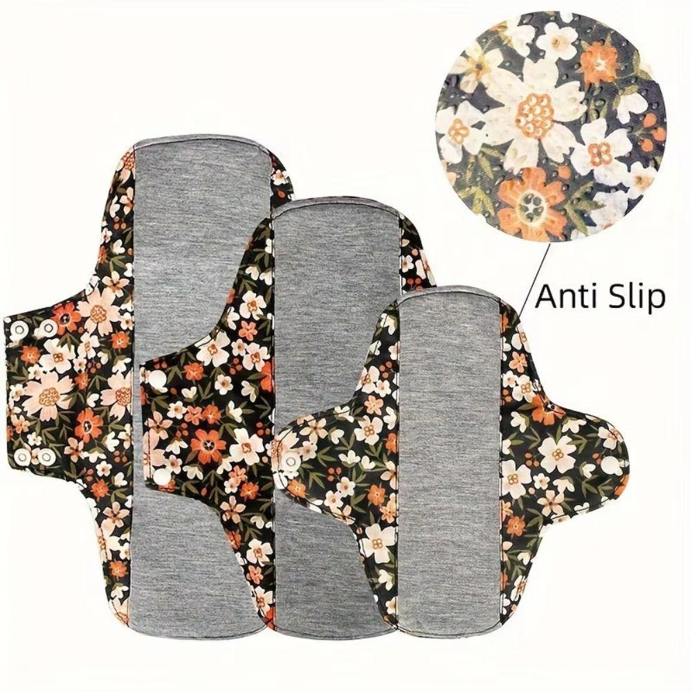 Graphene Reusable Sanitary Pads Leak Proof Menstrual Cloth Pads Nursing Pad for Women  Night