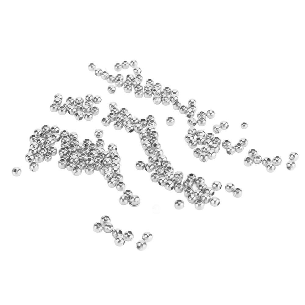 200pcs Smooth Round Seed Beads 4mm Size Spacer Beads Jewelry Tools Partition Beads  Necklace Making