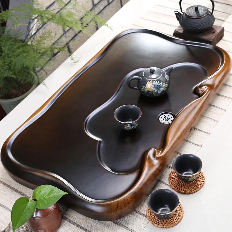 Handun Ebony Grain Rectangular Tea Tray