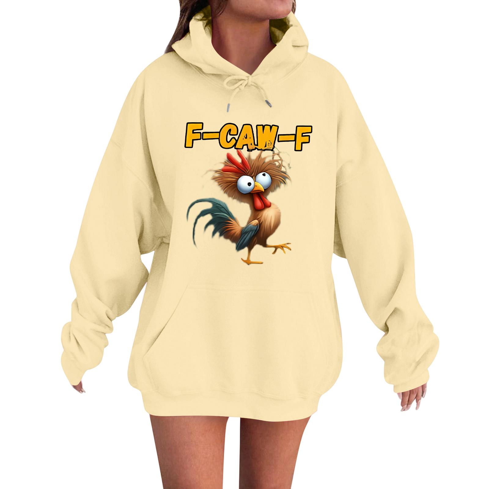 

Женская модная повседневная толстовка с длинным рукавом, свободного кроя, с принтом L бежевый