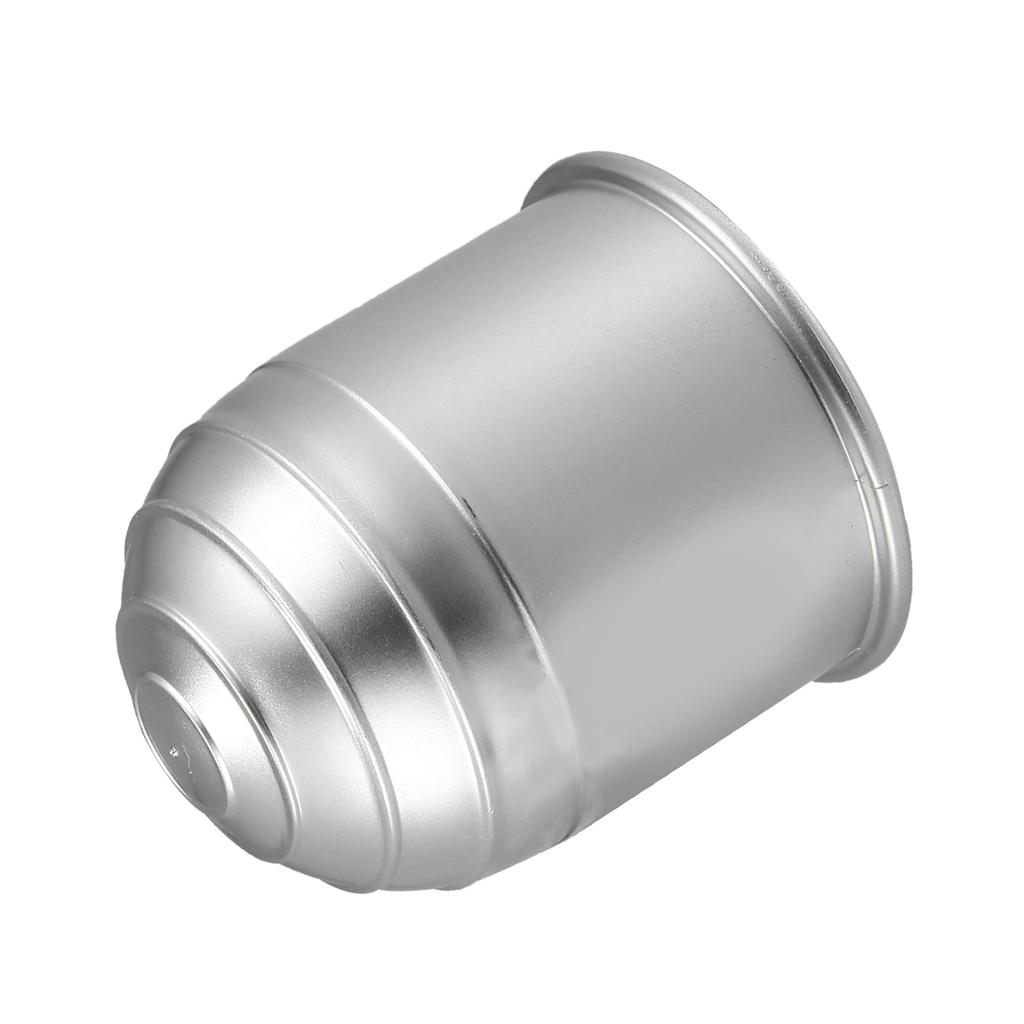 uxcell Trailer Hitch Ball Cover Waterproof Dustproof for Car Trailer RV Boat Universal 50mm Inner Diameter Silver Tone 2pcs